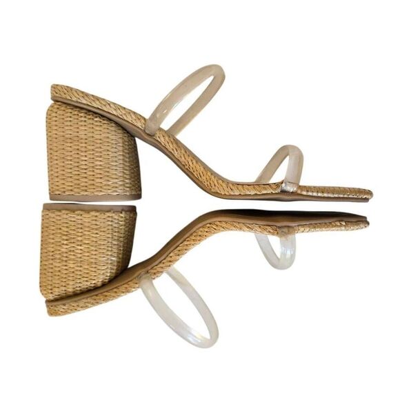 Dolce Vita Womens Halsty Heeled Ivory Sandal Size 9 - Picture 4 of 10